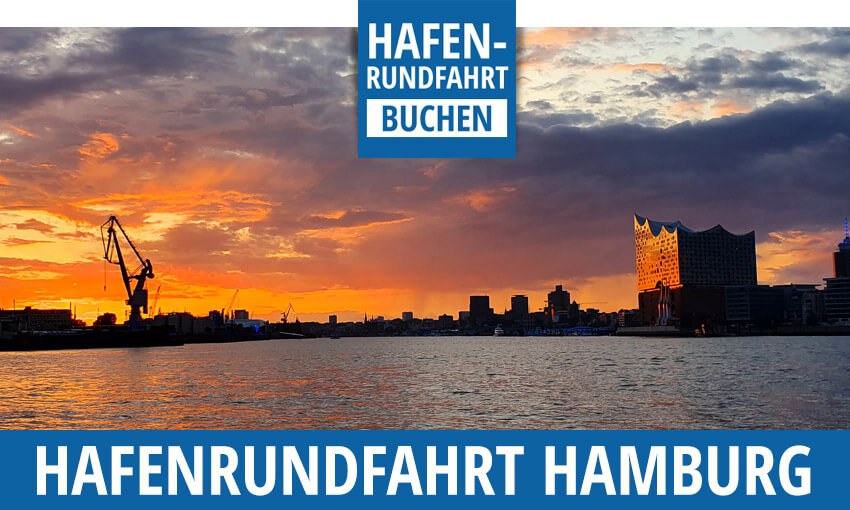 Eine große Hafenrundfahrt in Hamburg führt Sie vorbei an der Elbphilharmonie und vielen weiteren Sehenswürdigkeiten. Hafen Hamburg während einer großen Hafenrundfahrt