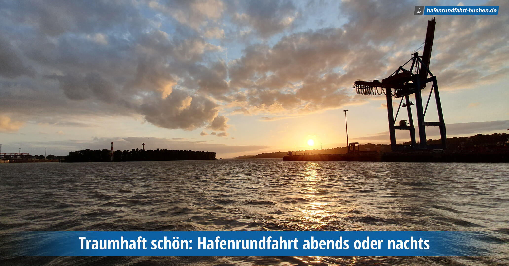 Magisch: Hafenrundfahrt Hamburg abends oder bei Nacht