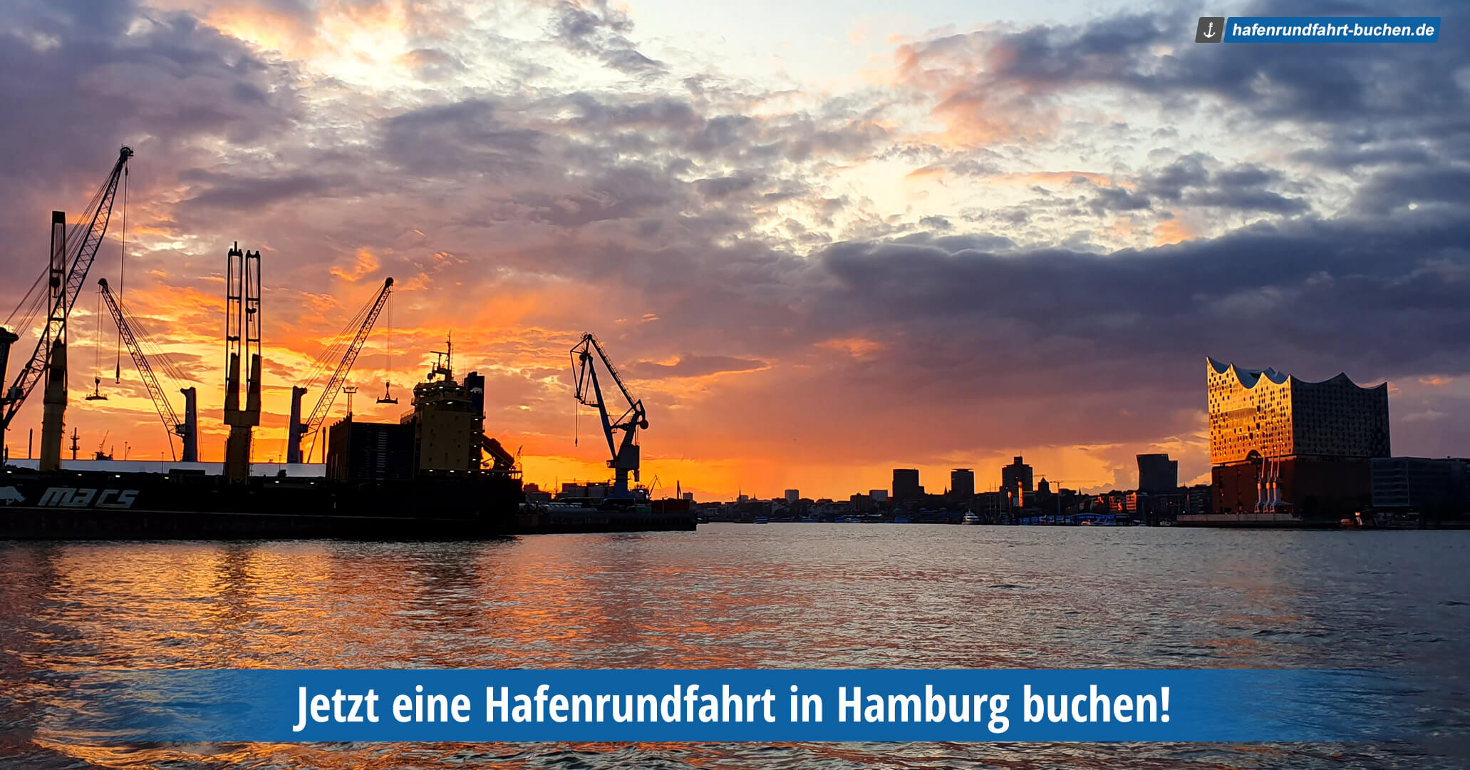 Flyer zur Hafenrundfahrt in Hamburg