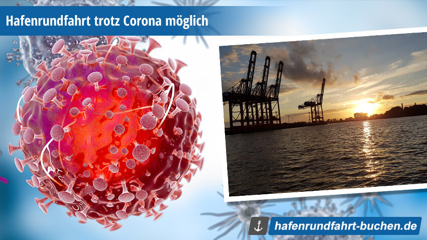 Hafenrundfahrt Hamburg - Corona-Virus
