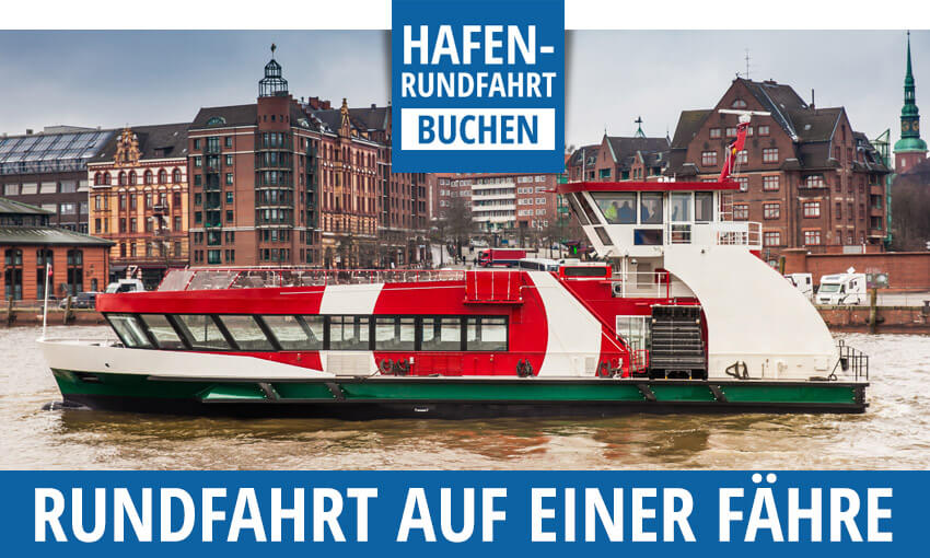 Hafenrundfahrt in Hamburg auf einer Fähre oder einer Barkasse, was ist besser? Fähre in Hamburg