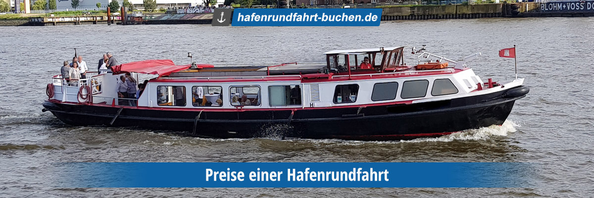 Große Hafenrundfahrt in Hamburg auf einer gepflegten Barkasse